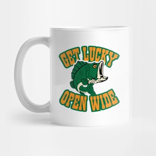 Get Lucky Open Wide Fishing Mug